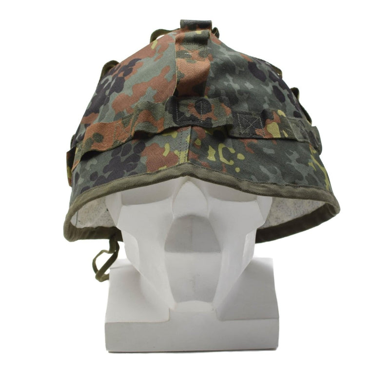 Tapa original del casco militar alemán Flecktarn Camuflage Army disfrazar nuevo