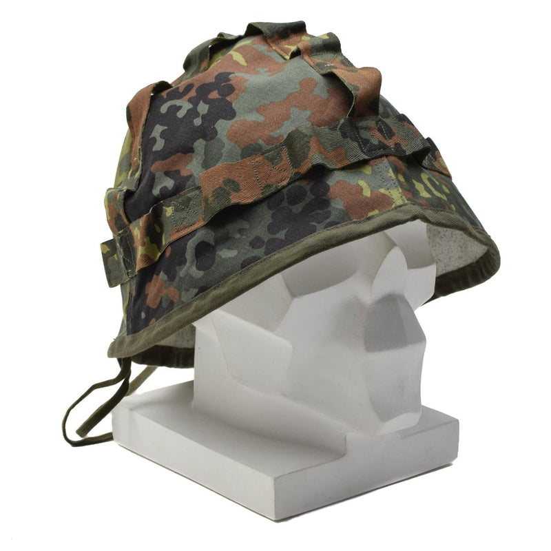 Tapa original del casco militar alemán Flecktarn Camuflage Army disfrazar nuevo