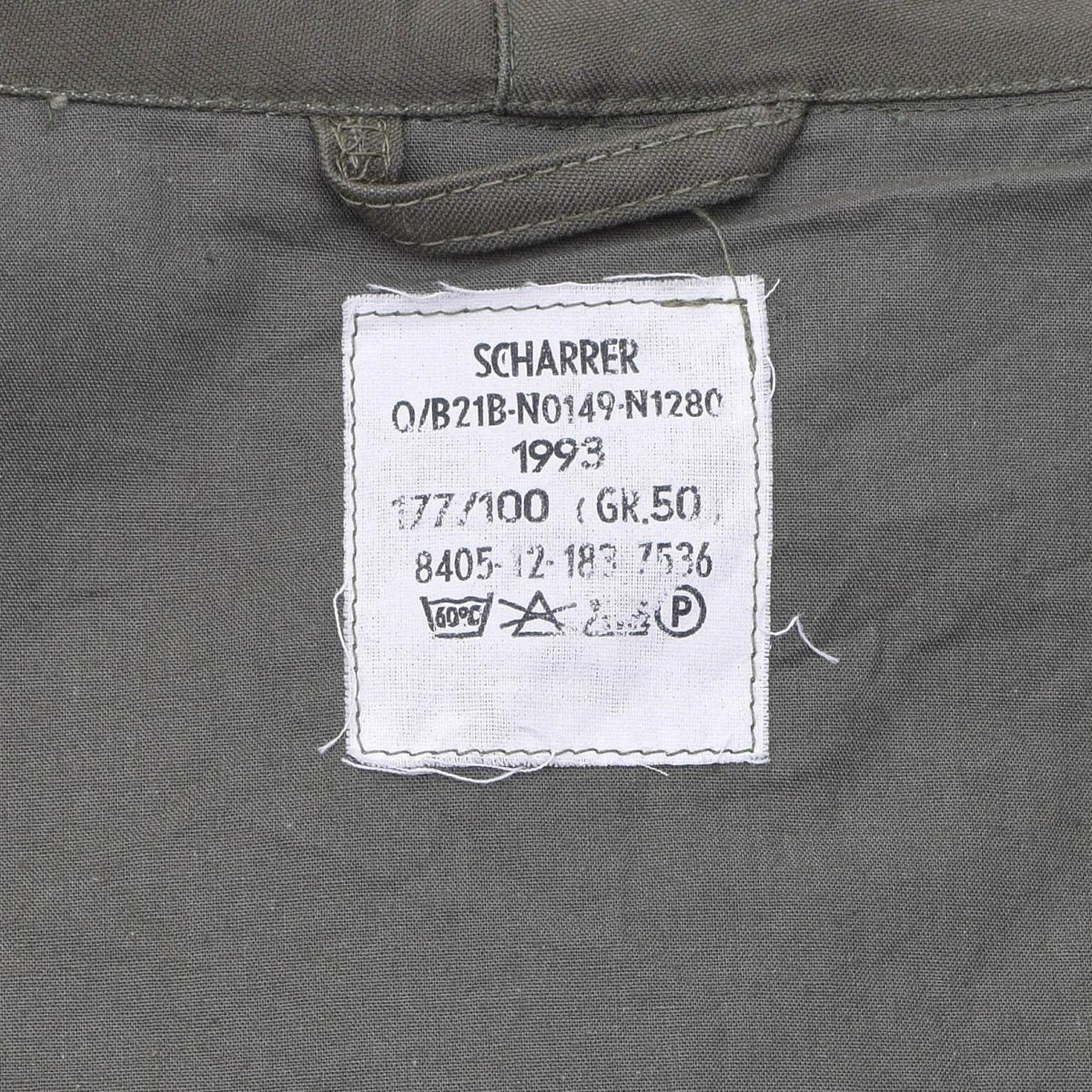 Original alemana militar larga parka chaqueta oliva abrigo con capucha ejército al aire libre