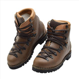 Botas de montaña originales militares alemanas MEINDL cuero suela Vibram marrón