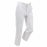 Pantalón de vestir original alemán militar azul marino uniforme de servicio formal blanco