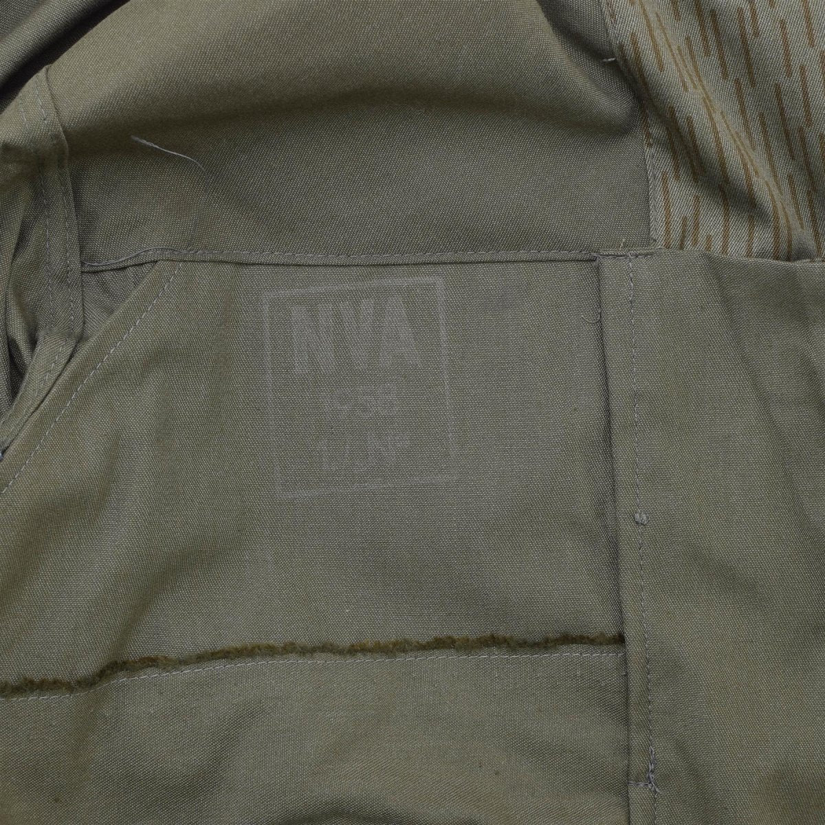Original alemán militar NVA Strichtarn Jacket de camuflaje de camuflaje Vintage Combate Uniforme de campo