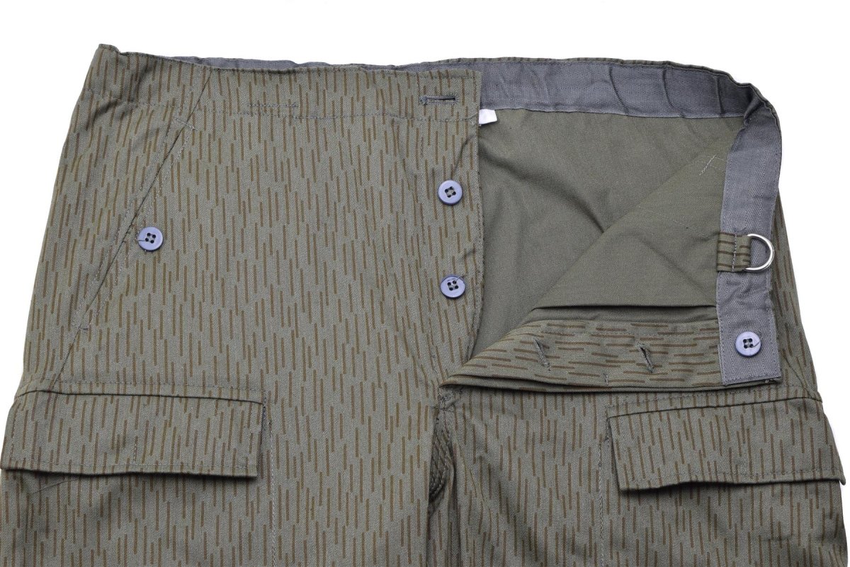 Militar alemán original NVA Strichtarn CAMO Pantalones tácticos Pantalones de campo Nuevo