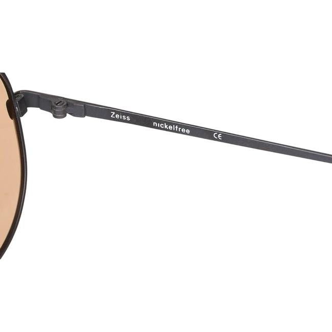 Gafas de sol originales de piloto militar alemán Zeiss estilo aviador sin níquel marrón