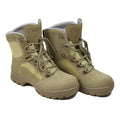 Botas tácticas militares alemanas originales impermeables de caucho de color caqui ronda suela nueva