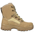 Botas tácticas militares alemanas originales impermeables de caucho de color caqui ronda suela nueva