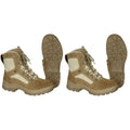 Botas tácticas militares alemanas originales impermeables de caucho de color caqui ronda suela nueva