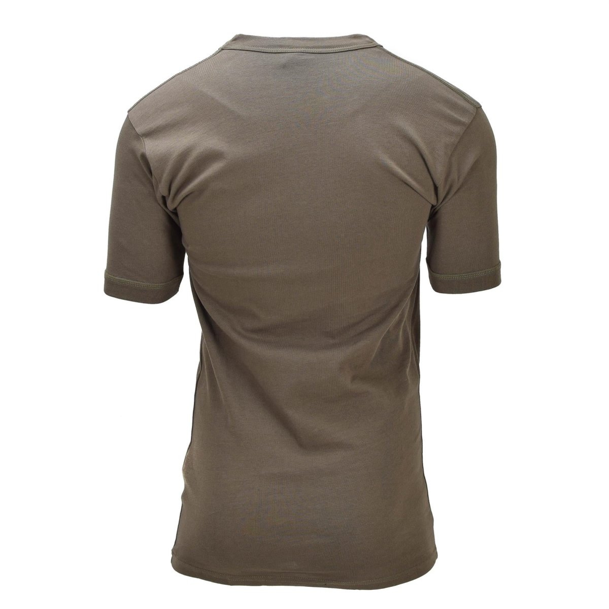 Camiseta interior térmica militar alemana original de algodón de manga corta excedente verde oliva