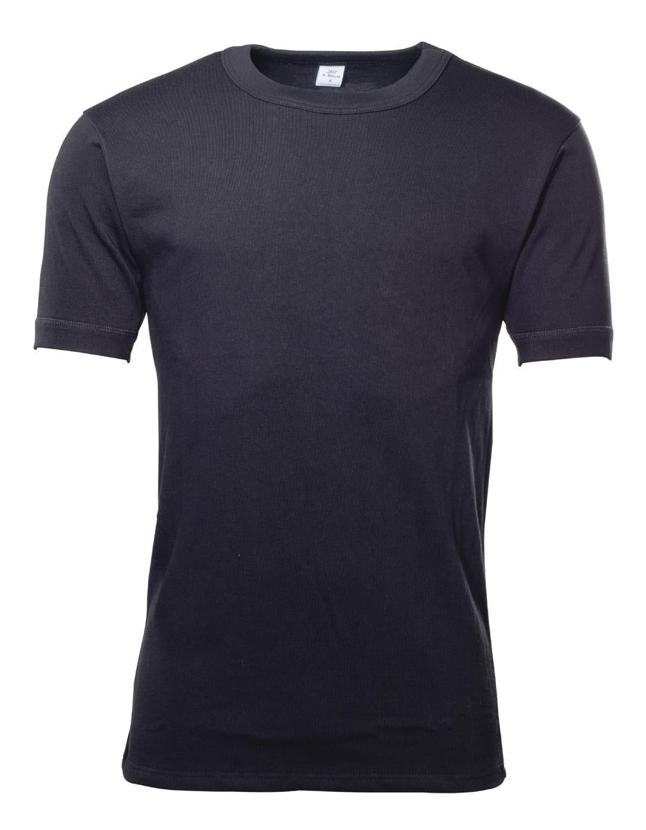 Camiseta militar alemana original de manga corta excedente emitido por el ejército negro