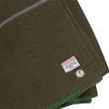 Manta militar alemana original de lana 210x200 cm estilo Bundeswehr marrón