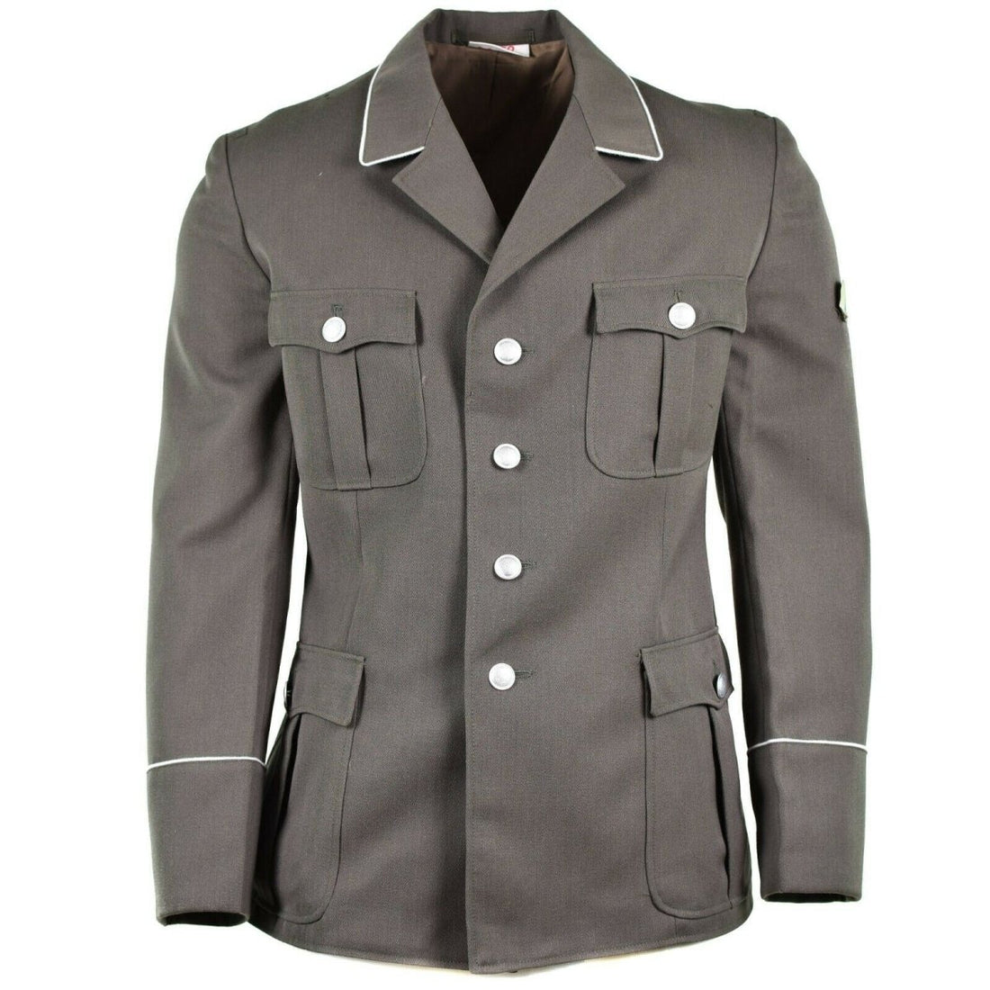 Chaqueta de vestimenta del ejército de NVA alemán original oficio de uniforme formal gris militar nuevo