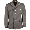 Chaqueta de vestimenta del ejército de NVA alemán original oficio de uniforme formal gris militar nuevo