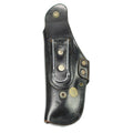 Holla de pistola de policía alemana original de la pistola de cuero negro