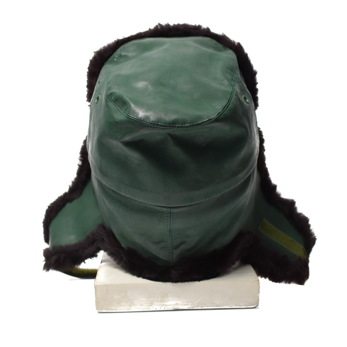 Policía alemana original sombrero de invierno cálido clima frío Fur falso Ushanka Insignia nueva