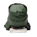 Policía alemana original sombrero de invierno cálido clima frío Fur falso Ushanka Insignia nueva
