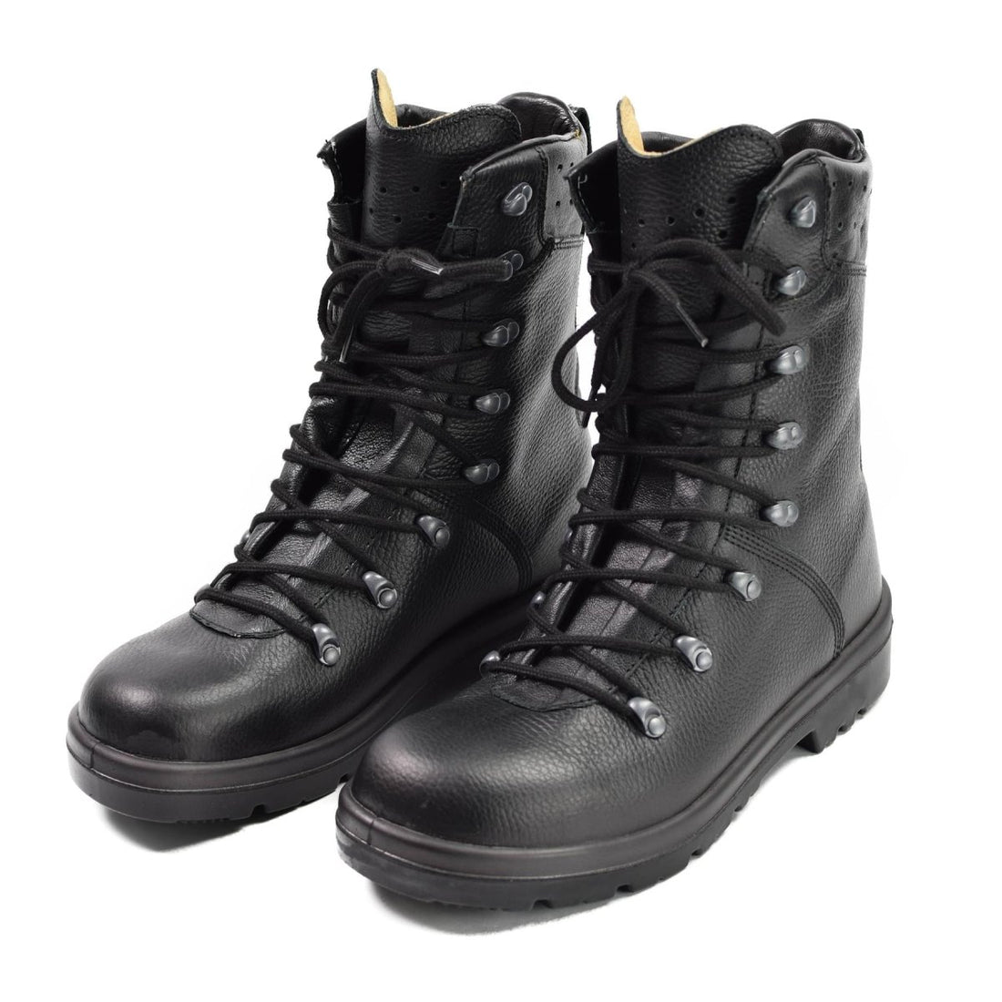 Original Alemania Botas del ejército de la Alemania Campo de cuero negro BDU Combat BW Problema militar nuevo