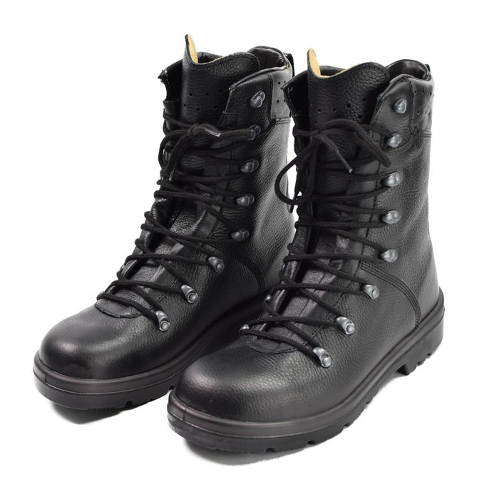 Botas militares originales de Alemania campo de cuero negro BDU combate BW edición militar NUEVO - GoMilitar