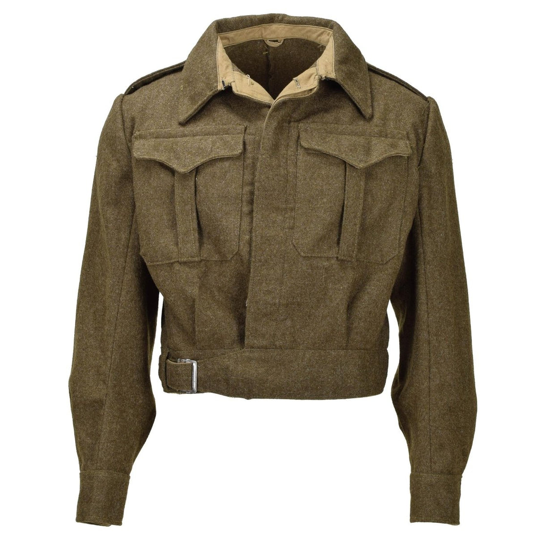 Ejército griego original Eisenhower Jacket Ike Wool Wool Vintage Field Military