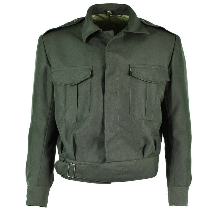 Original ejército griego Field ike chaqueta gabardina lana blaze Grecia militar NUEVO - GoMilitar