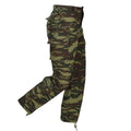 Pantalones de campo militares griegos originales BDU bolsillos cargo camuflaje lagarto