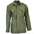 Chaqueta de campo del ejército holandés holandés original aceituna