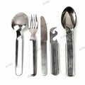 Set de cubiertos del ejército húngaro original 4 piezas Hungría de la cuchara de cubiertas militares Hungría
