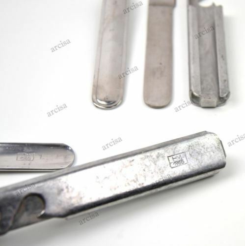 Original Hungarian army 4-piece stainless steel cutlery set with spoon, fork, knife, and can opener for outdoor use