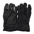 Guantes de cuero originales del ejército húngaro forrados militares de invierno al aire libre negro