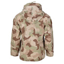 Original Hungarian Army rain jacket combat camouflage desert waterproof hooded - GoMilitar