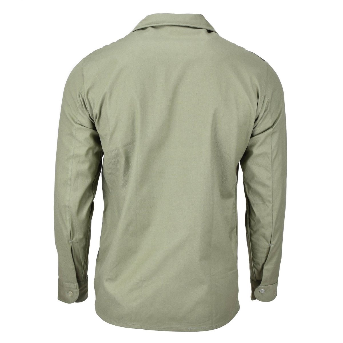 Camisa de combate militar original de Hungría de manga larga color oliva con bolsillos en el campo NUEVO\