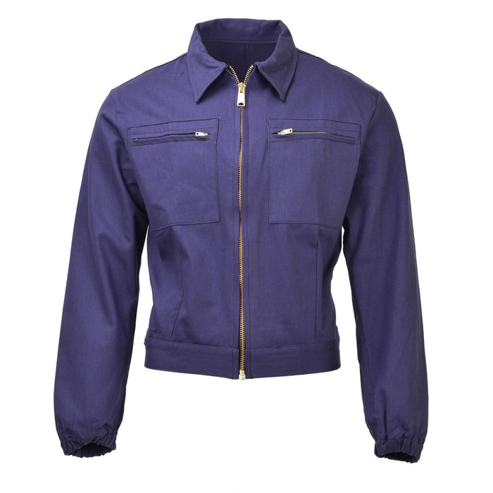 Original chaqueta de trabajo azul del ejército de la Fuerza Aérea Italiana tripulación aérea uniforme vintage NUEVO - GoMilitar