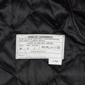 Abrigo de lana original de los Carabinieri del ejército italiano uniforme cruzado negro
