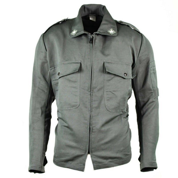 Chaqueta gris original del ejército italiano Camisa militar BDU excedente de la Fuerza Aérea NUEVO - GoMilitar