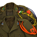 Destino de uniforme de desfile marrón de la chaqueta del ejército italiano