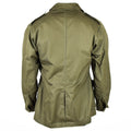 Camisa de chaqueta verde oliva de ejército italiano original