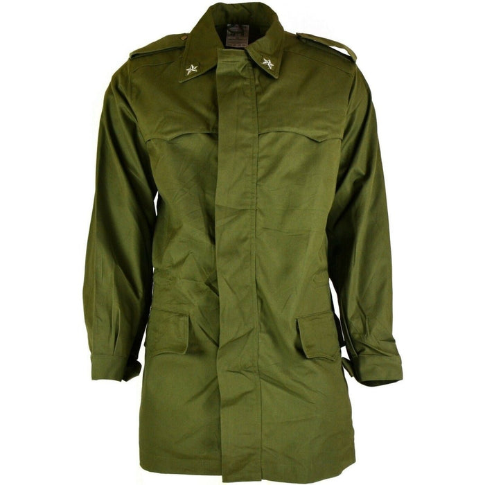 Original ejército italiano parka verde oliva chaqueta militar BDU excedente abrigo - GoMilitar