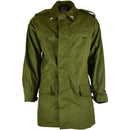 Original Italian army olive green parka military jacket BDU surplus issue coat - GoMilitar
