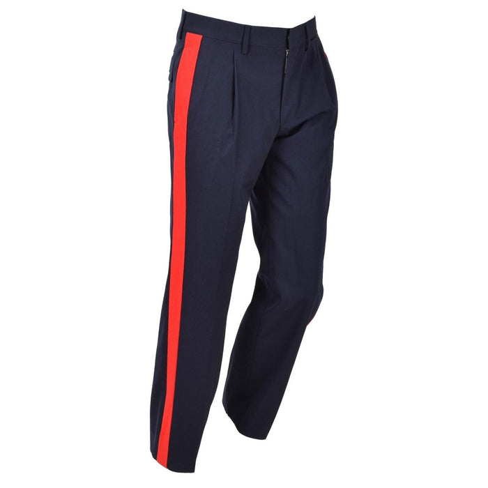 Pantalones originales de policía del ejército italiano arma dei carabinieri pantalones de vestir azules NUEVO - GoMilitar