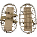 Zapatos de nieve originales del ejército italiano, marco de aluminio militar, correas para invierno