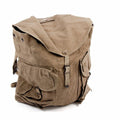 Original del ejército italiano Vintage Rucksack Mountain Big Canvas Bag XL Tamaño