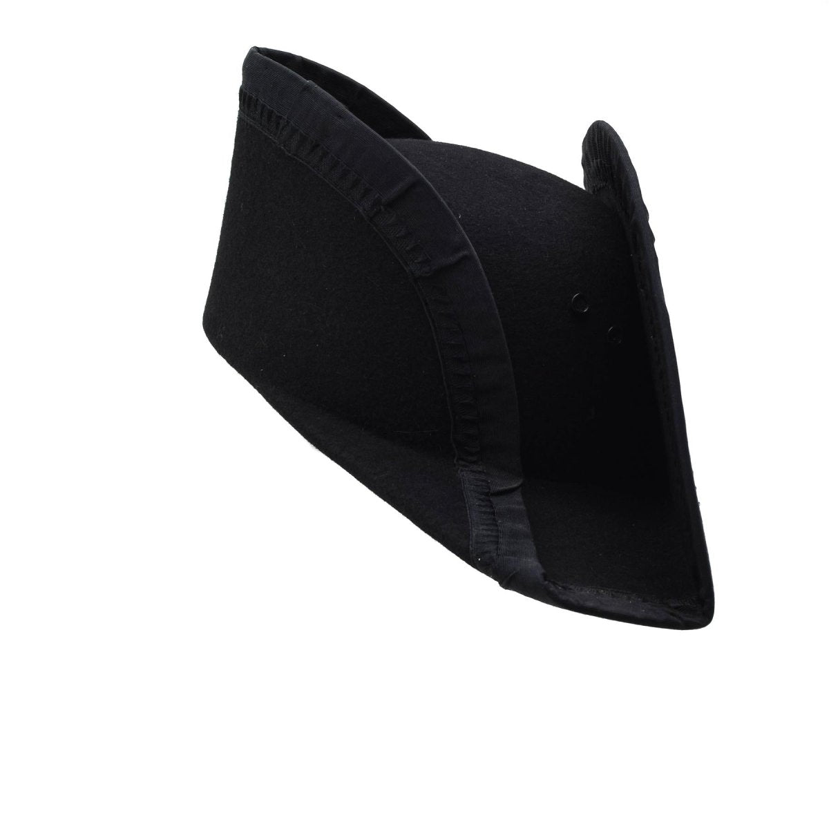 Original Italiano Militar Carabienieri Vestido Sombrero Vintage Desfile Negro