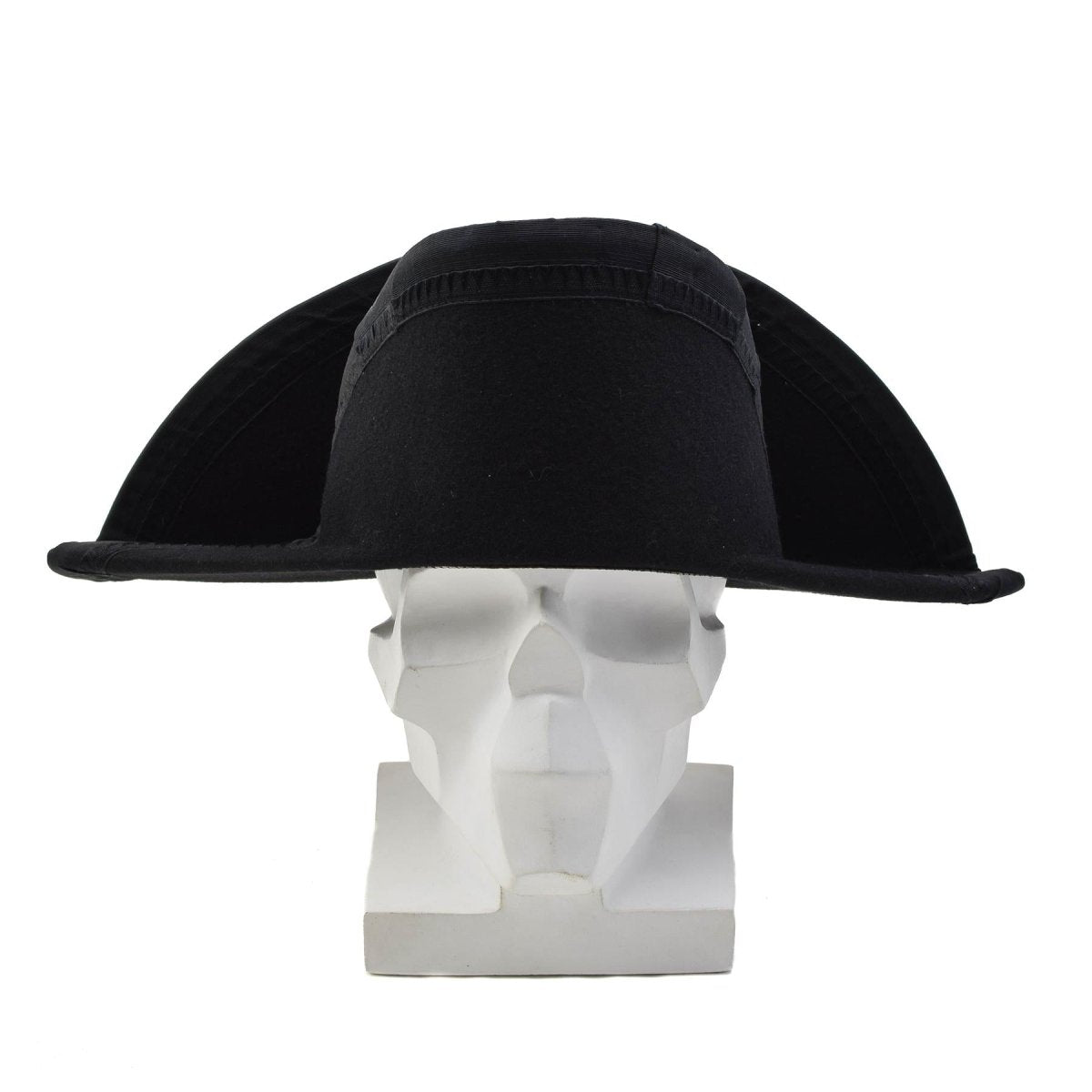 Original Italiano Militar Carabienieri Vestido Sombrero Vintage Desfile Negro