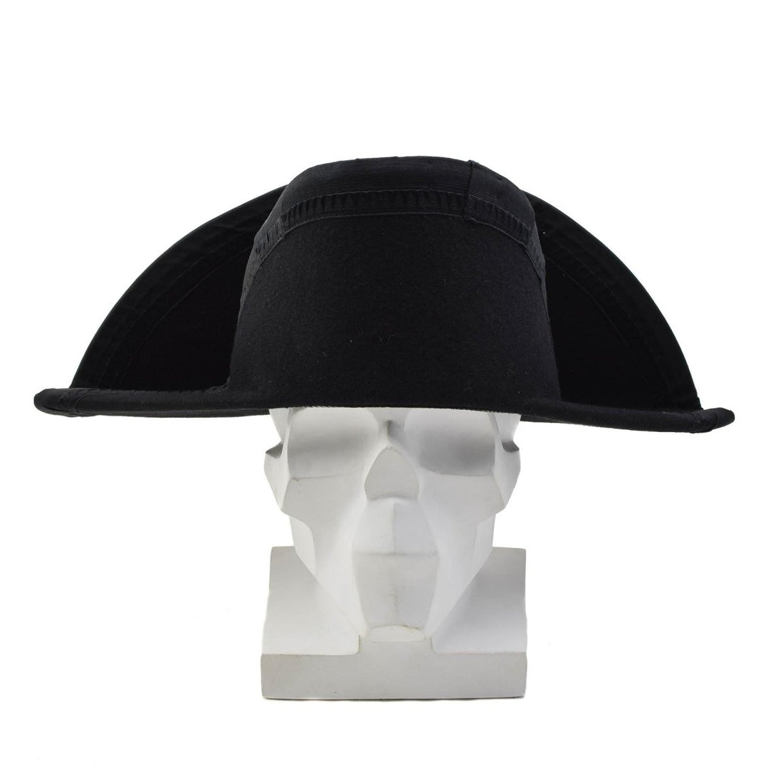 Original Italiano Militar Carabienieri Vestido Sombrero Vintage Desfile Negro