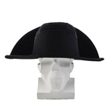 Original Italiano Militar Carabienieri Vestido Sombrero Vintage Desfile Negro