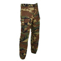 Pantalones de carga militar italiano originales Combate de bosque de camuflaje de camuflaje Noche Nuevo