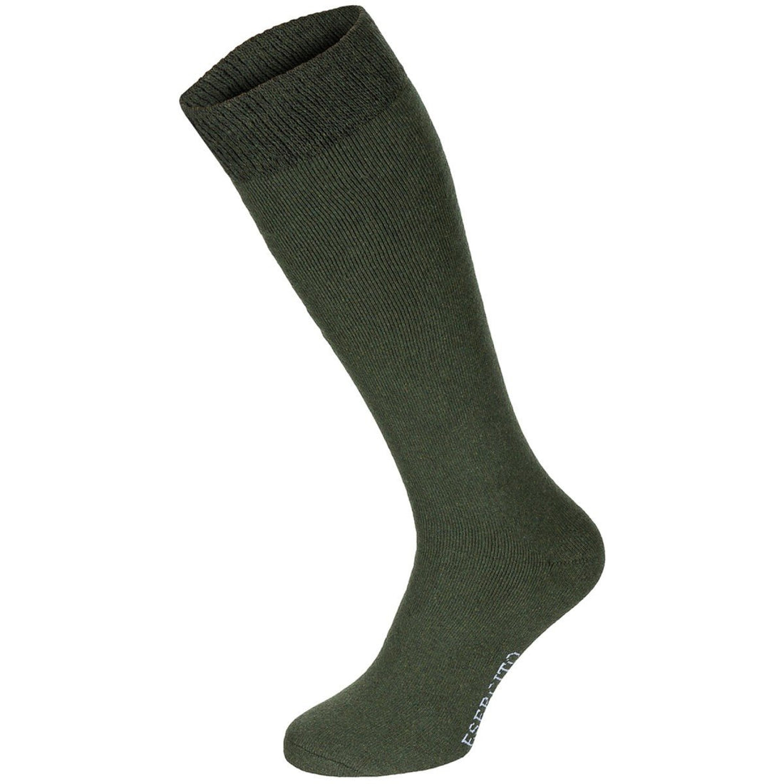 Calcetines de invierno originales italianos militares Esercito, largos, cálidos, paquete de 3, color verde oliva