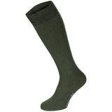 Calcetines De Invierno Esercito Militar Italiano Originales Largos Altos Cálidos Elásticos Oliva