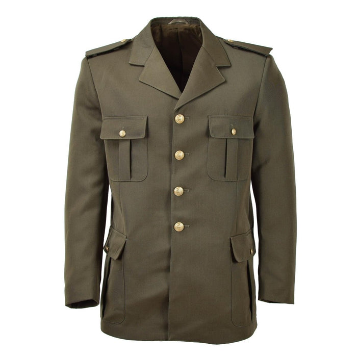 Chaqueta Formal Militar Italiana Original VERDE vestido de desfile vintage Marrón - GoMilitar