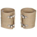 Polainas militares italianas originales, cubiertas para piernas de botas militares, excedente del ejército, equipo protector de lona duradero de color caqui