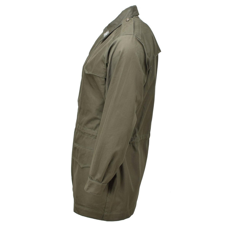 Parka militar italiano original parka desmontable chaqueta acolchada chaqueta de campo oliva nueva